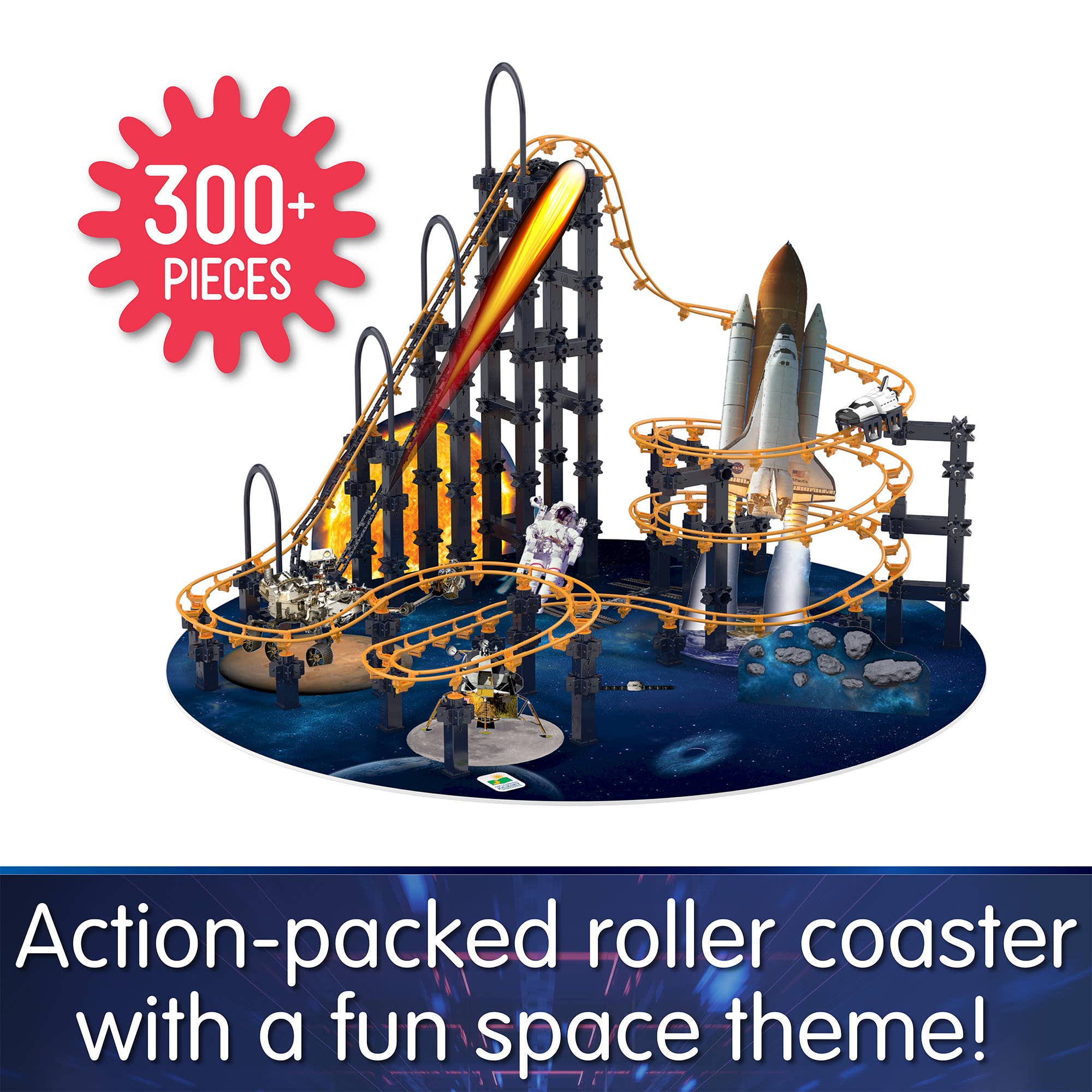 The Learning Journey - Wholesale Toy Set - Kids - Roller Coasters - Techno Trax Galactic Adventure (300+pcs)1