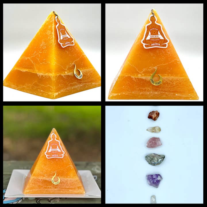 Soul-Terra – Engroshandel Søjlelys – Soul-Terra Chakra stearinlys samling af 7 2