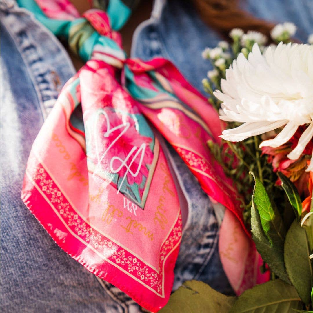 Whipin Wild Rags - Wholesale Scarf - Women's - Faith Women's Silk Scarf 36x36 Inches6