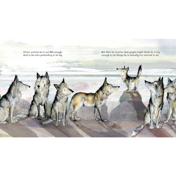 Hachette Book Group - Wholesale Preschool Book (3-5) - Victor, the Wolf with Worries by Catherine Rayner5