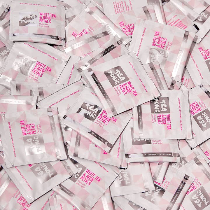 WHITE TEA & ROSE PETALS 200 Teabags - Bulk for wholesale by Tea Tonic