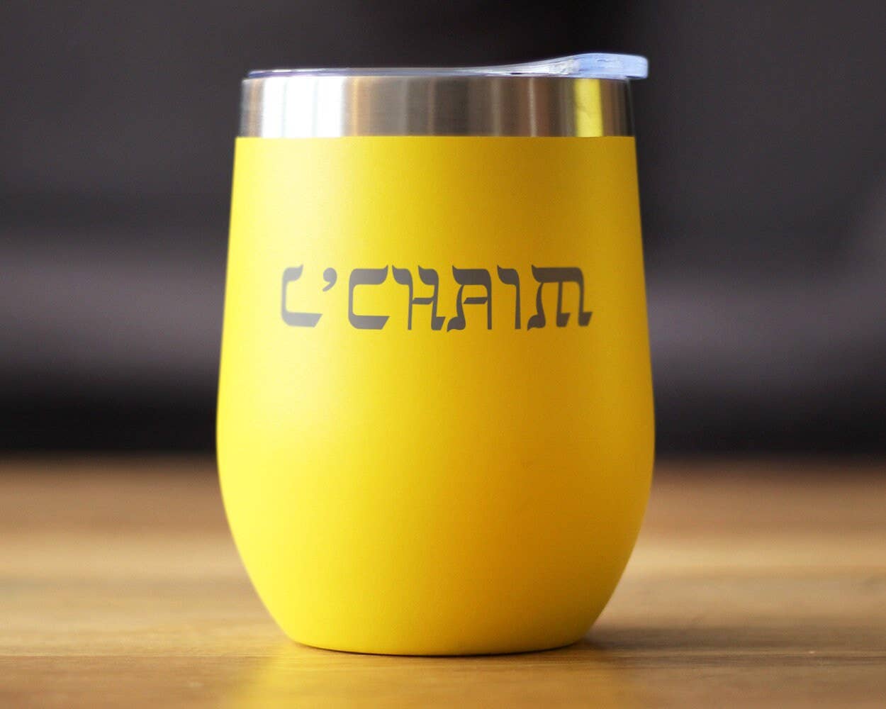 bevvee - Venta al por mayor Vaso termo - Vaso aislante para vino Cheers Hebrew L'Chaim, regalos judíos8