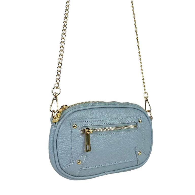 Chenson & Gorett - Wholesale Shoulder Bag - Women's - Women's Italian Leather Shoulder Bag with Long Handle Chain7