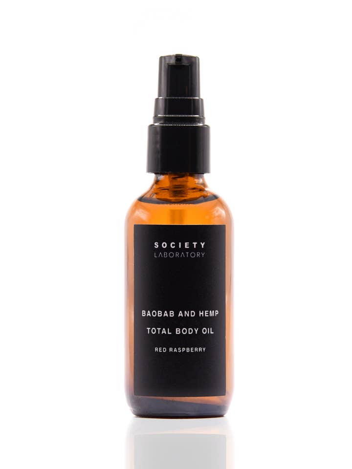 Baobab and Hemp Total Body Oil for wholesale by Society Laboratory
