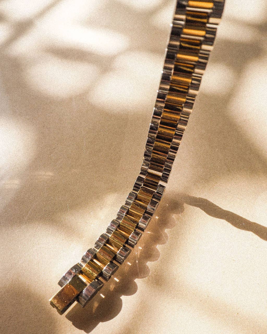 Luv AJ - Wholesale Link & Chain Bracelet - Two-toned Timepiece Bracelet7