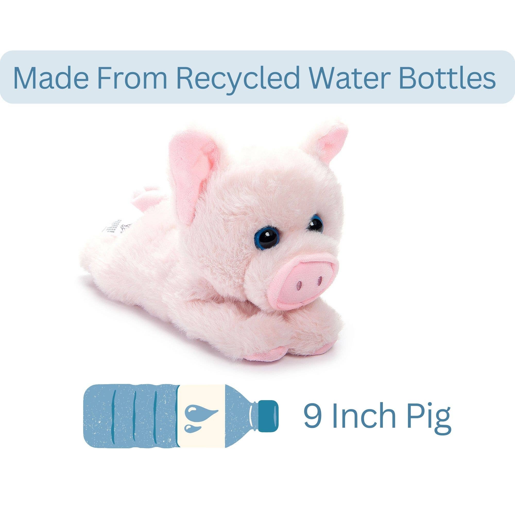 The Petting Zoo - Wholesale Stuffed/Plush Toy - Kids & Baby - 10" (23cm)  Wearable Slapstix Pig Plush Slap Bracelet Farm Animal2