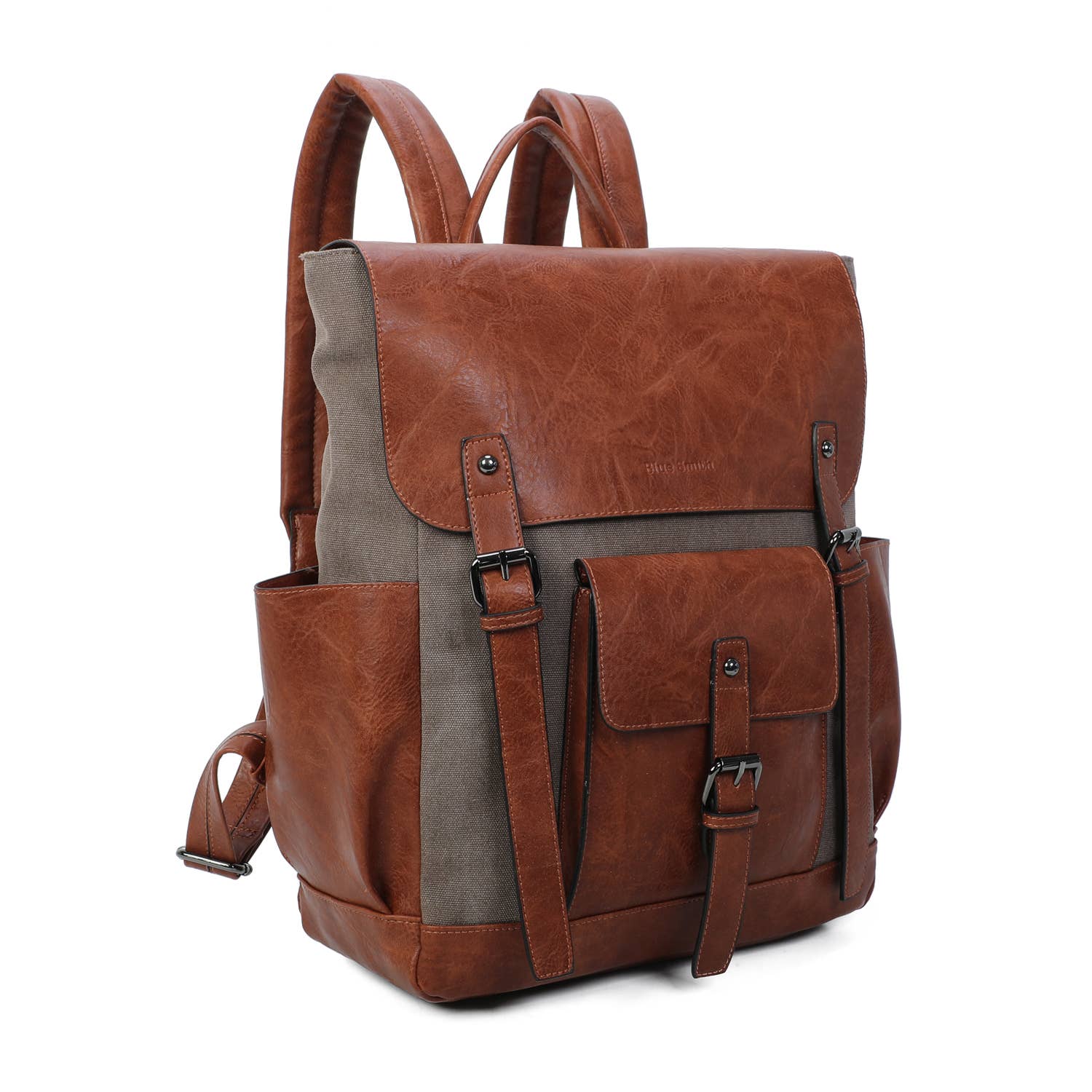 INES DELAURE - Wholesale Backpack - Women's - Bi-material backpack8