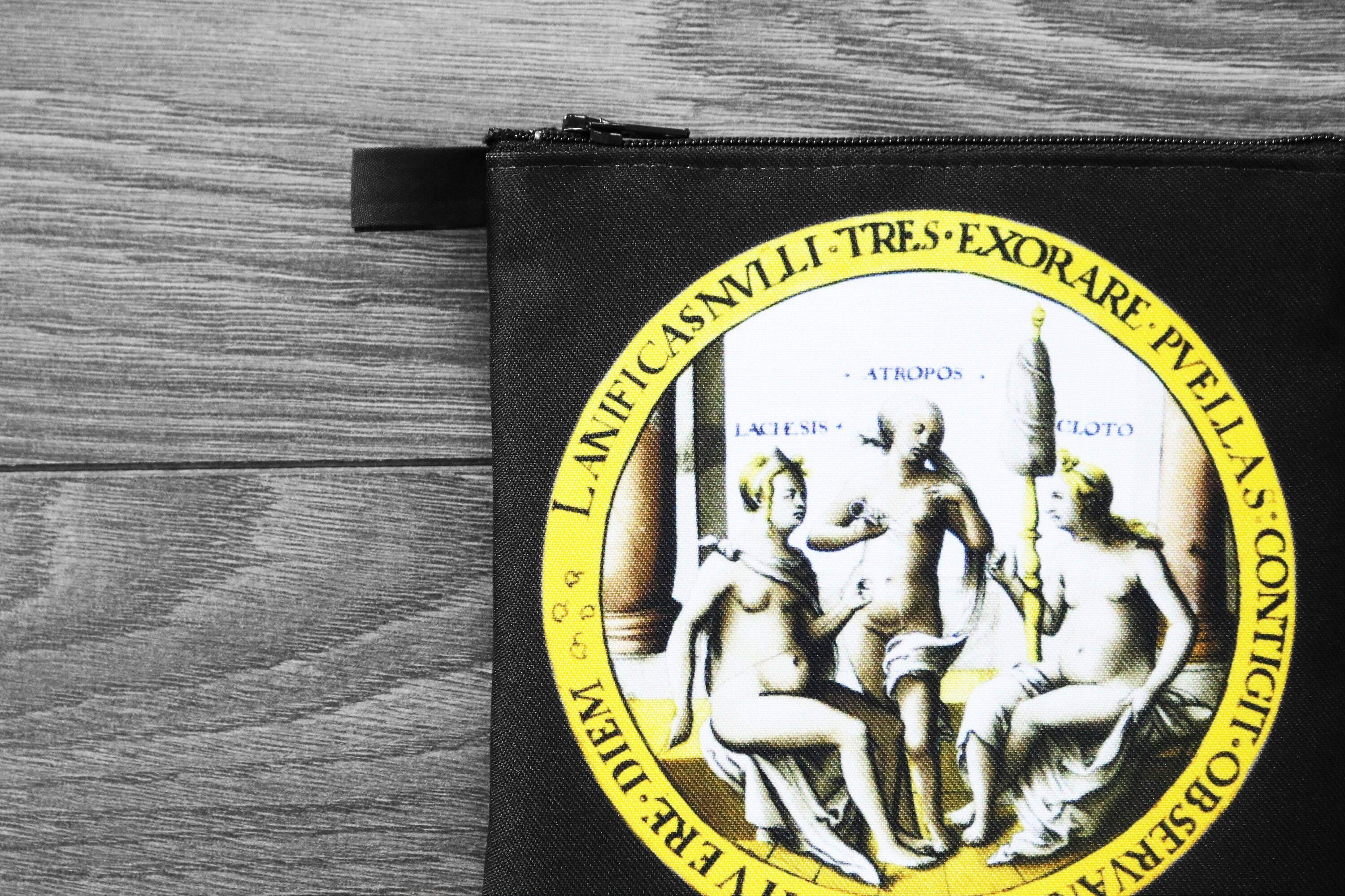 renaissance fair - Wholesale Coin Purse - Women's - the Three Fates - twill coin case - Tondo, by Hans Vischer2