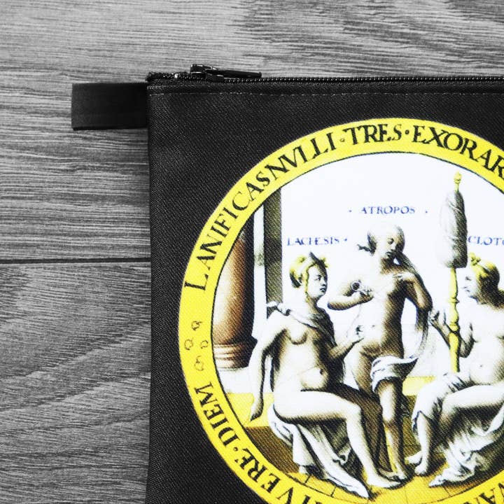 renaissance fair - Wholesale Coin Purse - Women's - the Three Fates - twill coin case - Tondo, by Hans Vischer2