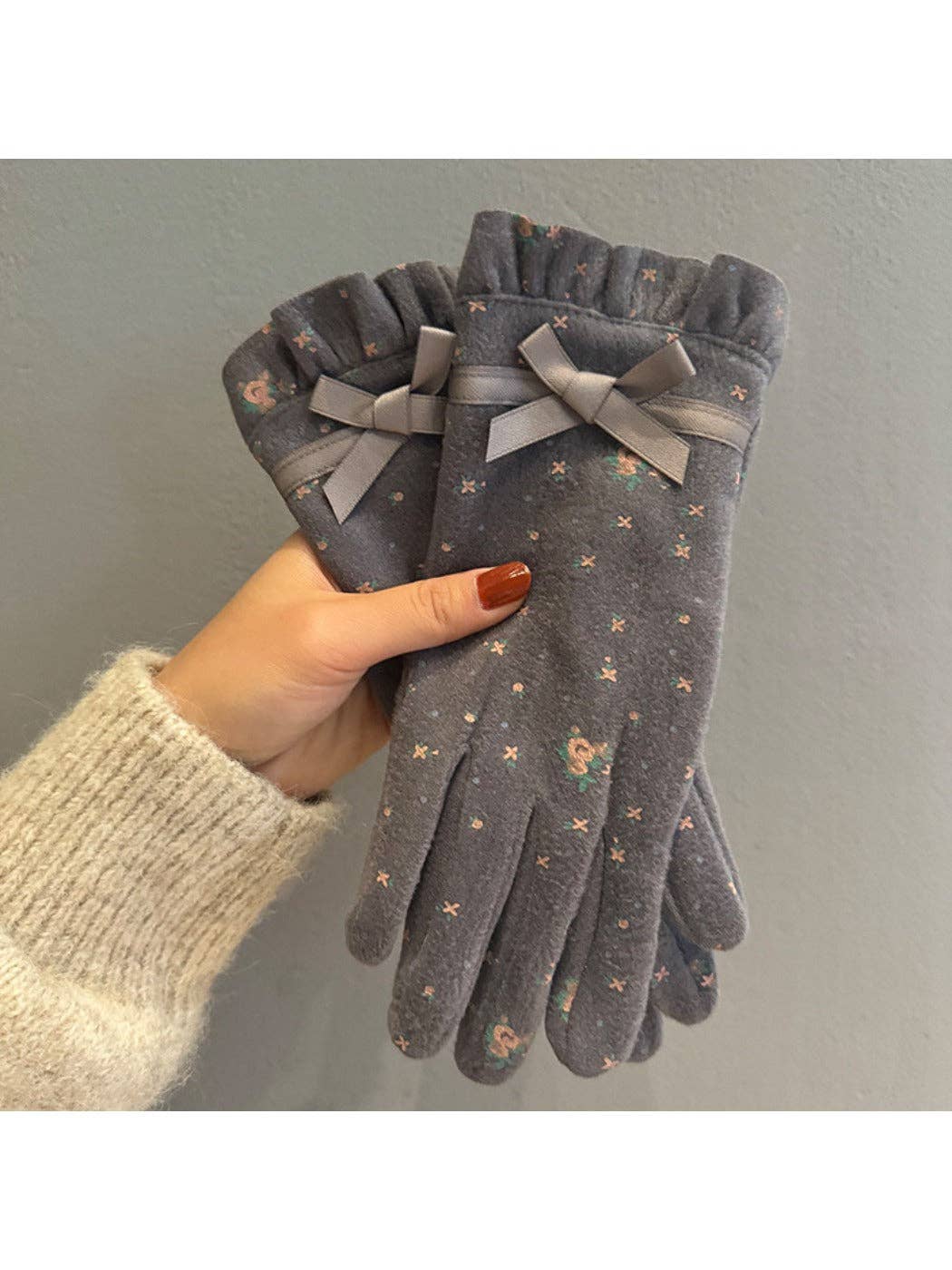 Funkyrel® Atzbranding Limited - Wholesale Gloves - Women's - Gloving – Women's Touchscreen Gloves with Bow Accent2