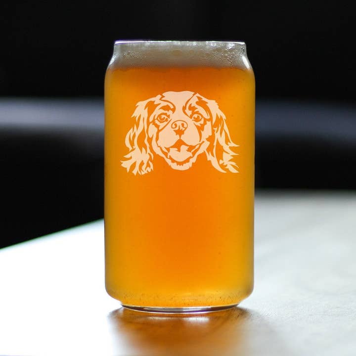 bevvee - Wholesale Beer Glass/Mug - Cavalier King Charles Spaniel Beer Can Pint Glass Dog Gifts