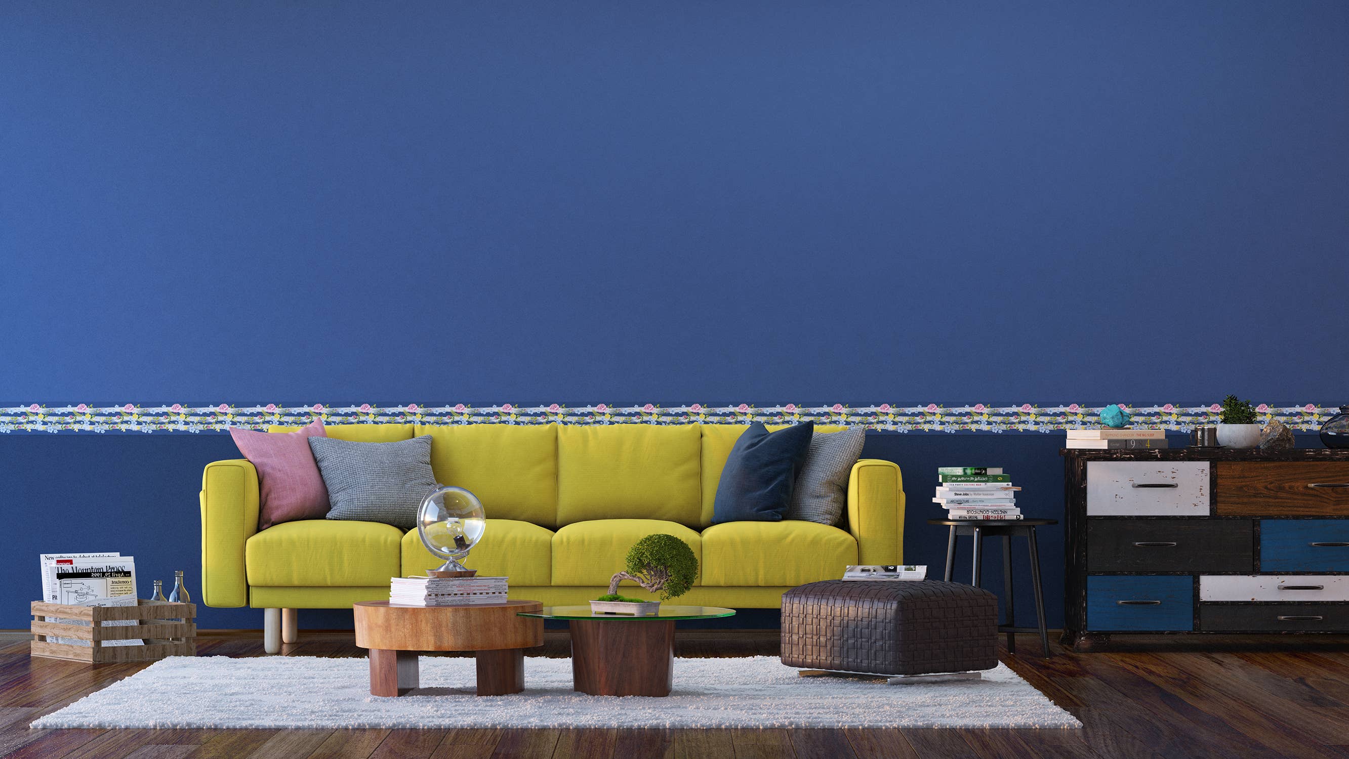 The Design Department b.v. – Rolo de papel de parede por atacado – Flores autoadesivas de papel de parede12