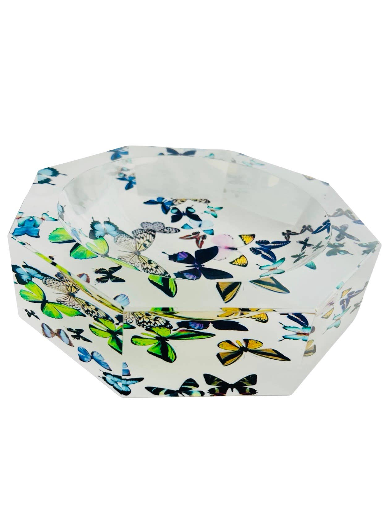 Maven Home - Wholesale Decorative Plate/Dish/Bowl - Octagon Acrylic Bowl, Kaleidoscope2