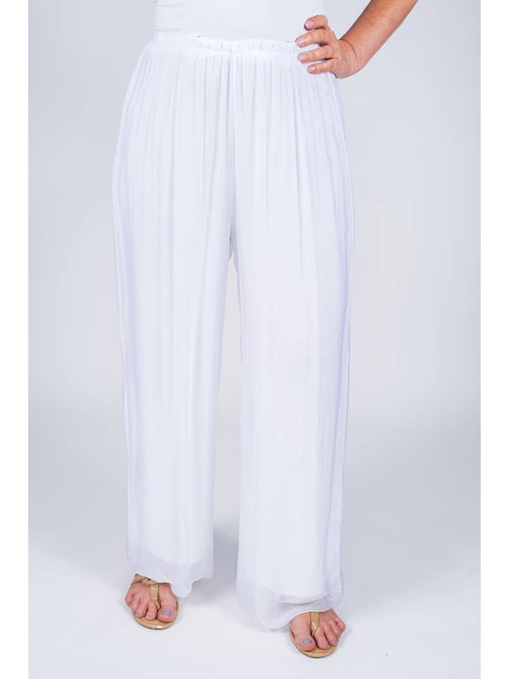 TINA Stephens Italy/Tees By Tina - Wholesale Pants - Women's - Roxy Silk Straight Leg Pant (PL212)4