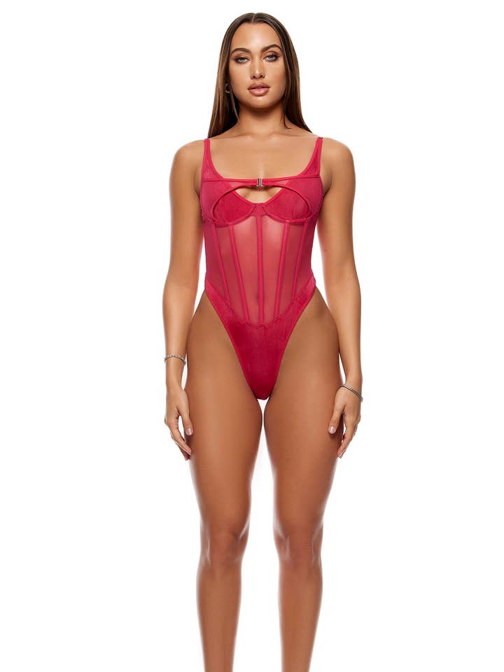 Lager till detta nät och stickad nalle - rosa för wholesale av Forplay Inc.