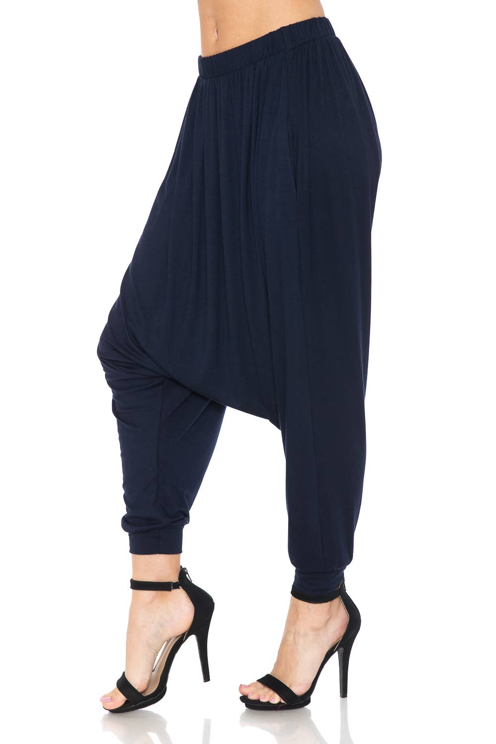 Allium - Vente Pantalon – femme - Sarouel avec taille élastique et poches13