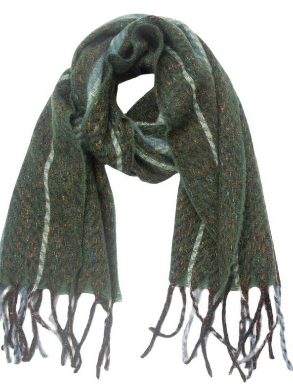 Striped Contrast Color Scarves DPKS1018 for wholesale by Dipped Shop