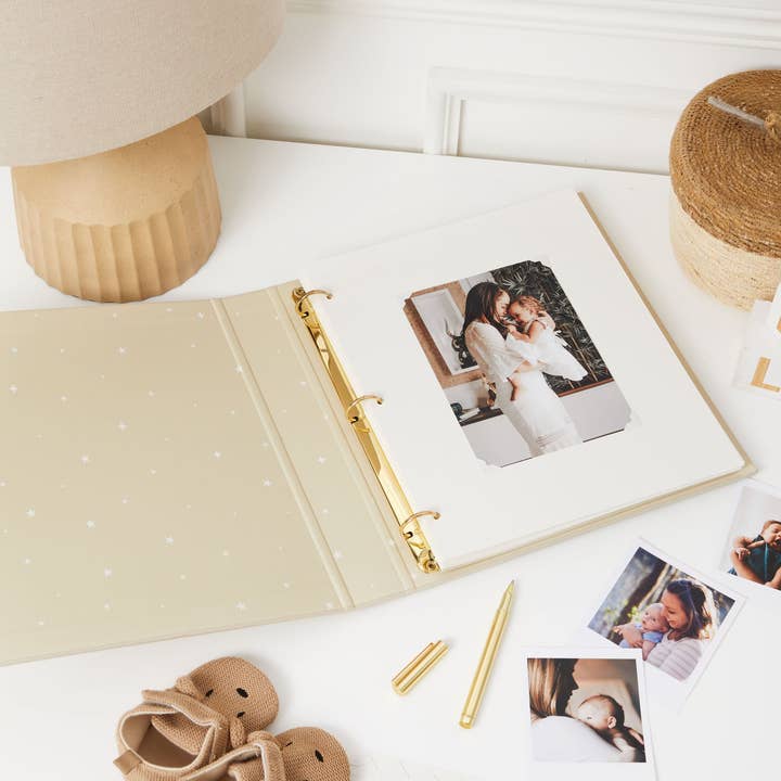 Blush And Gold – wholesale Fotoalbum - Barn och baby – Mitt första år (födelse till 1 år gammal) Safari - Fotoalbum