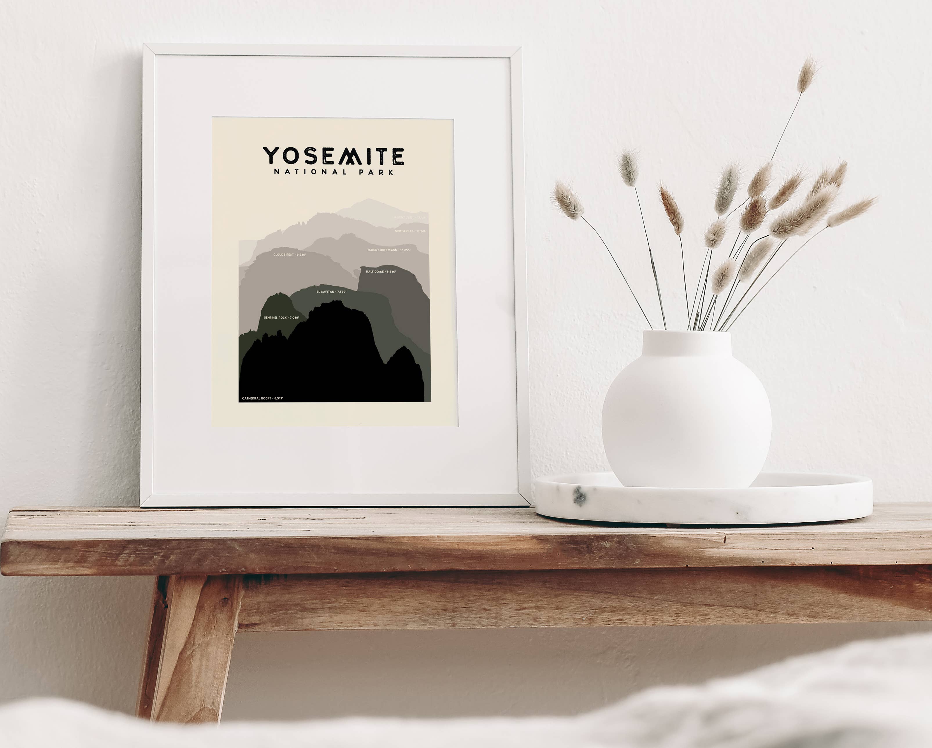 Amandalee Design - Wholesale Art Print - Elevations of Yosemite National Park Art Prints4