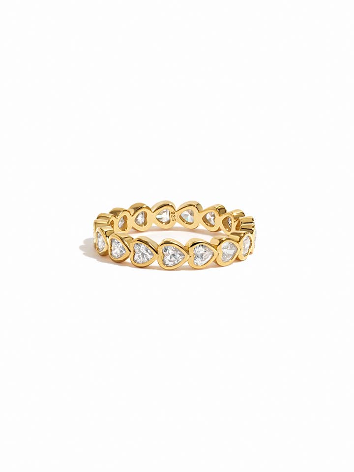 Eternity Heart Ring for wholesale by Sami Jewels