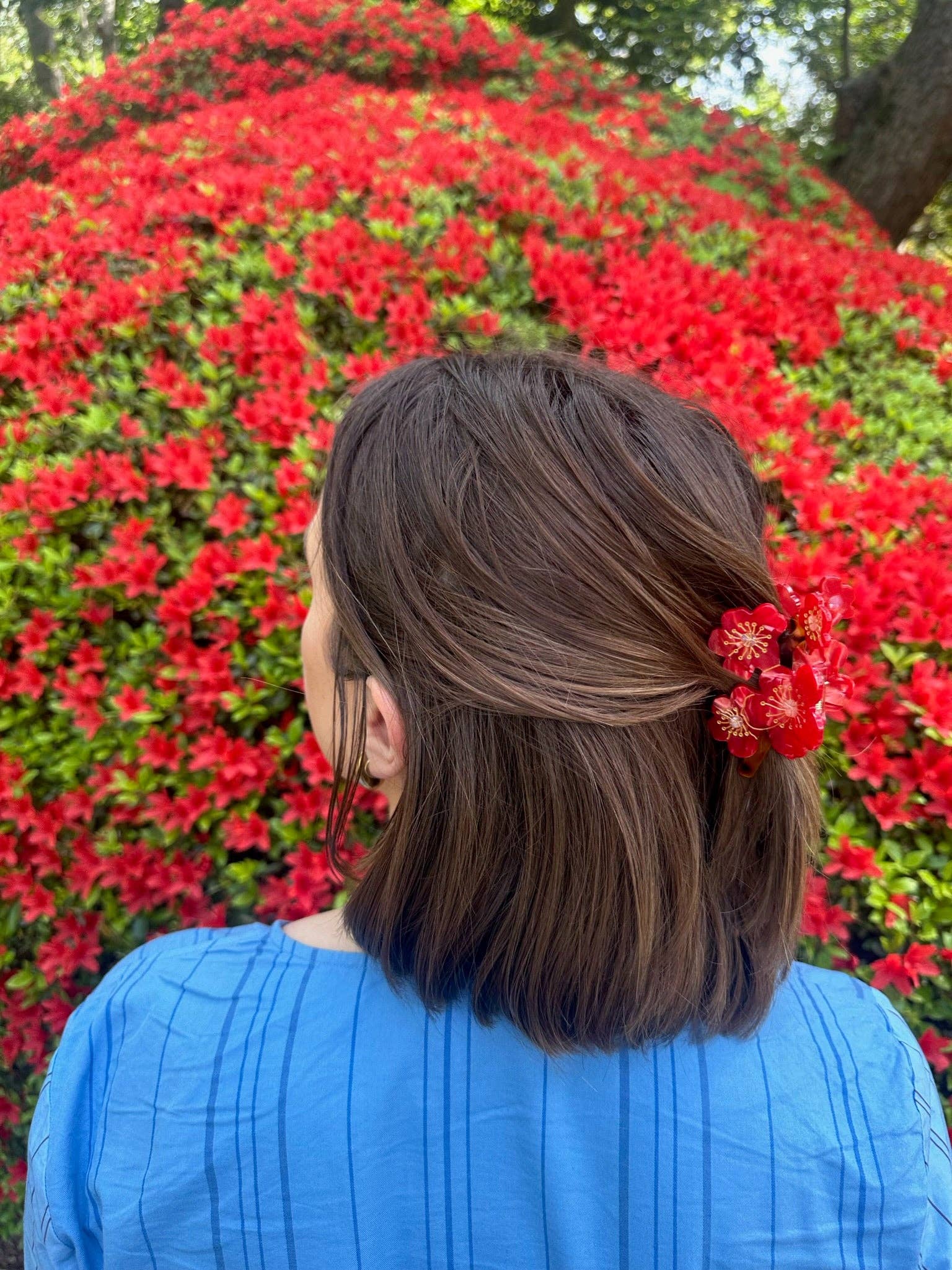 Solar Eclipse – wholesale Hair clip – Women’s – Hand-painted Cherry Blossom Flower Claw Hair Clip | Eco-Friendly14