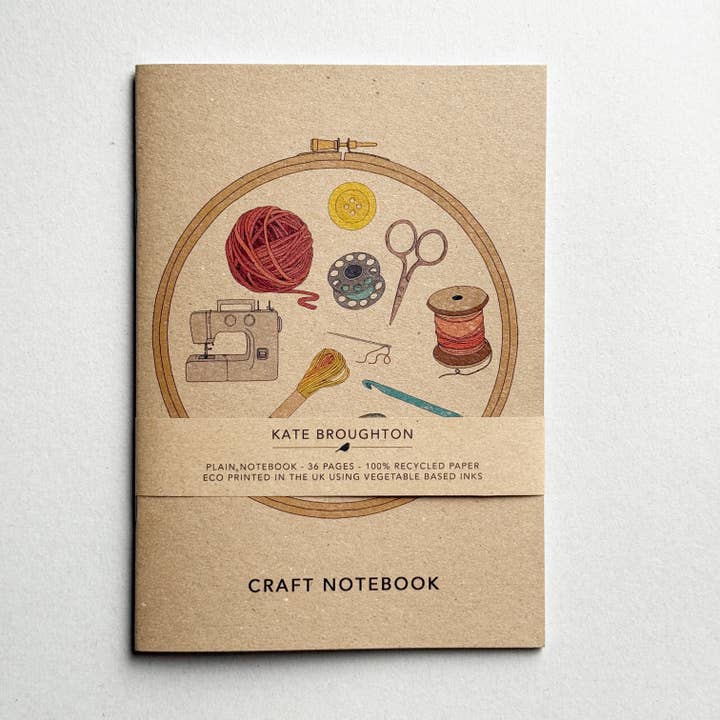 Craft Notebook for wholesale by Kate Broughton