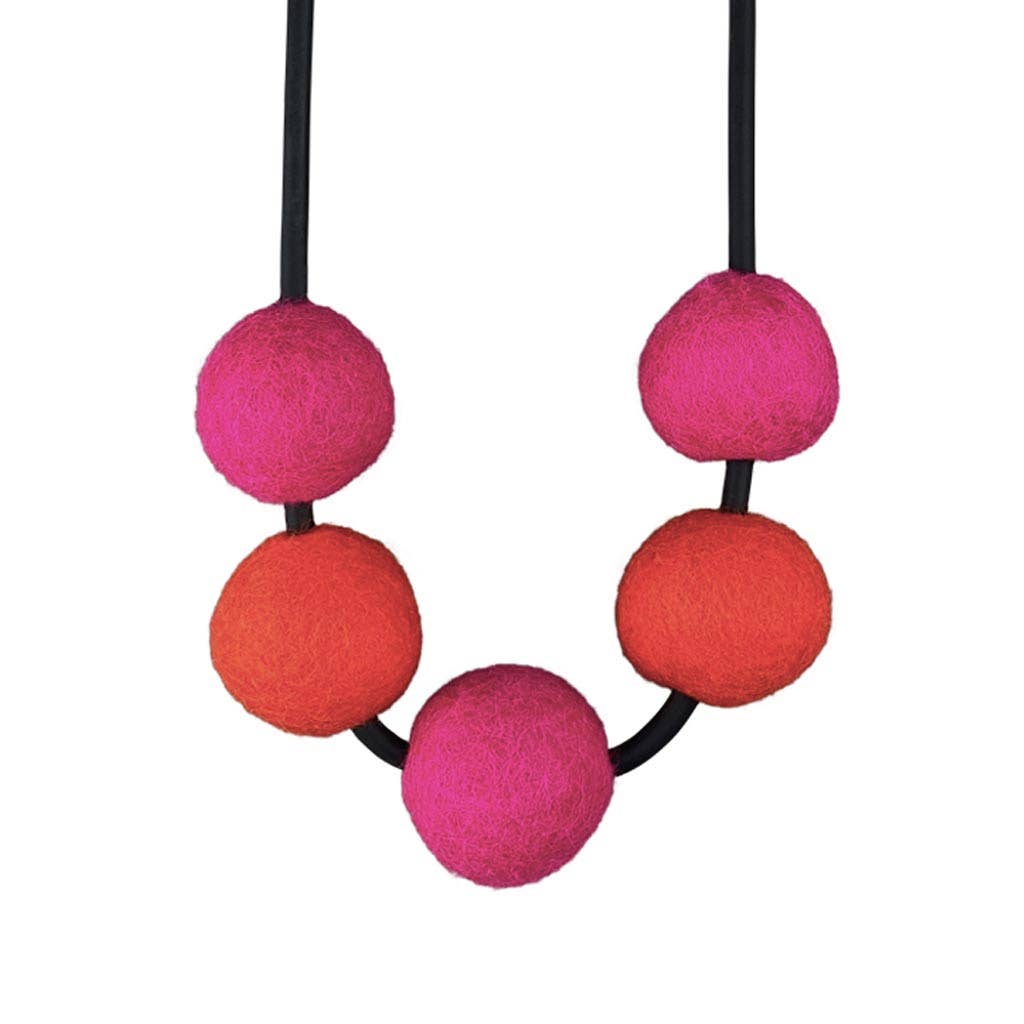 Frank Ideas – wholesale Bib necklace – FELT, bold color, fashion statement necklace CHUNKY 53