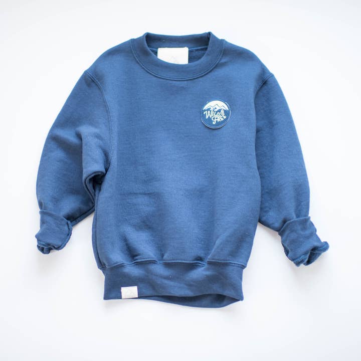 Wild and Free Sweatshirt (Sizes 2T-16Y) for wholesale by Seaslope
