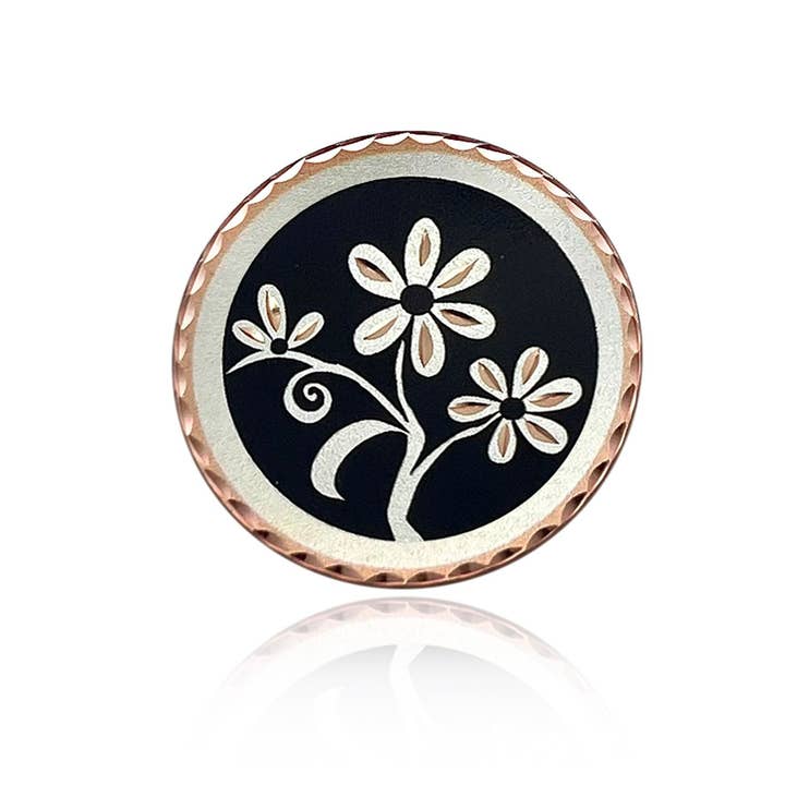 MG 09 Ímã Flor Margarida por atacado de COPPER ARTS INC.