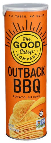 KeHE Distributors, LLC - Wholesale Chips - The Good Crisp Company Outback BBQ Potato Chips, 5.6 oz0