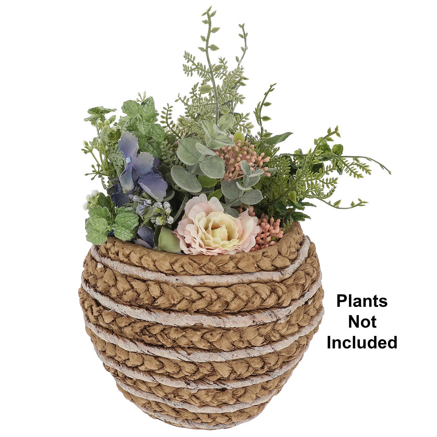 Joe Davies - Wholesale Plant pot - Stone Weave 2 Tone Bowl Planter Large0