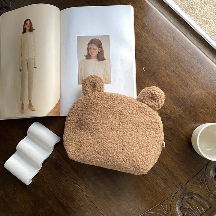 Dipped Shop - Wholesale Makeup/Cosmetic Bag - Portable Cute Plush Cosmetic Bag DPCB164