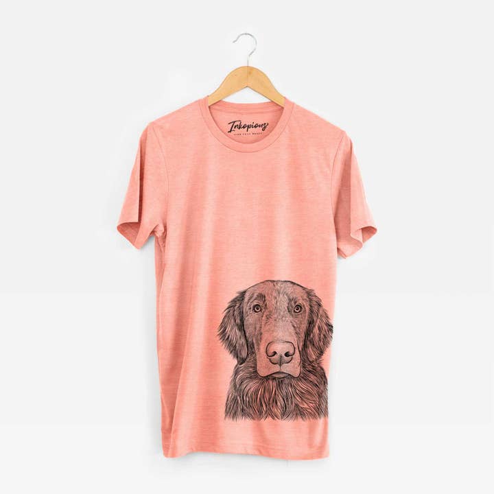 Inkopious - Wholesale Screen Printed T-Shirt - Women's - Pippin the Flat Coated Retriever - Bella Canvas Unisex Crewneck6