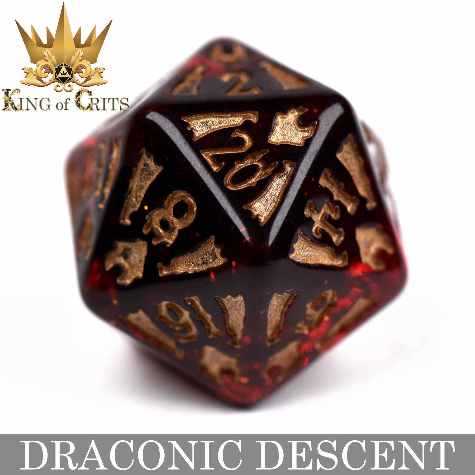DNDDICE.COM – wholesale Dice – Draconic Descent - 11 Dice Set12