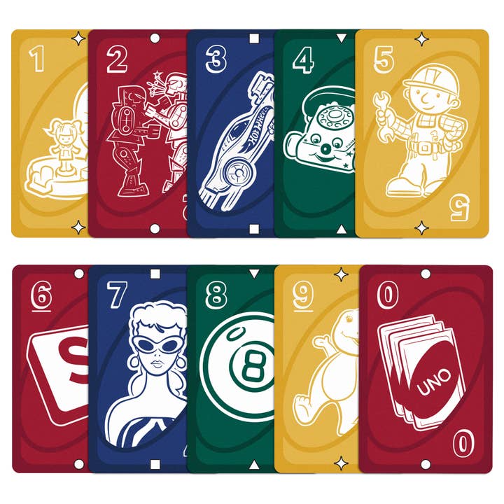 Variety Distributors - Wholesale Toy Set - Kids - Mattel's 80th Anniversary Ruby Red UNO Game1