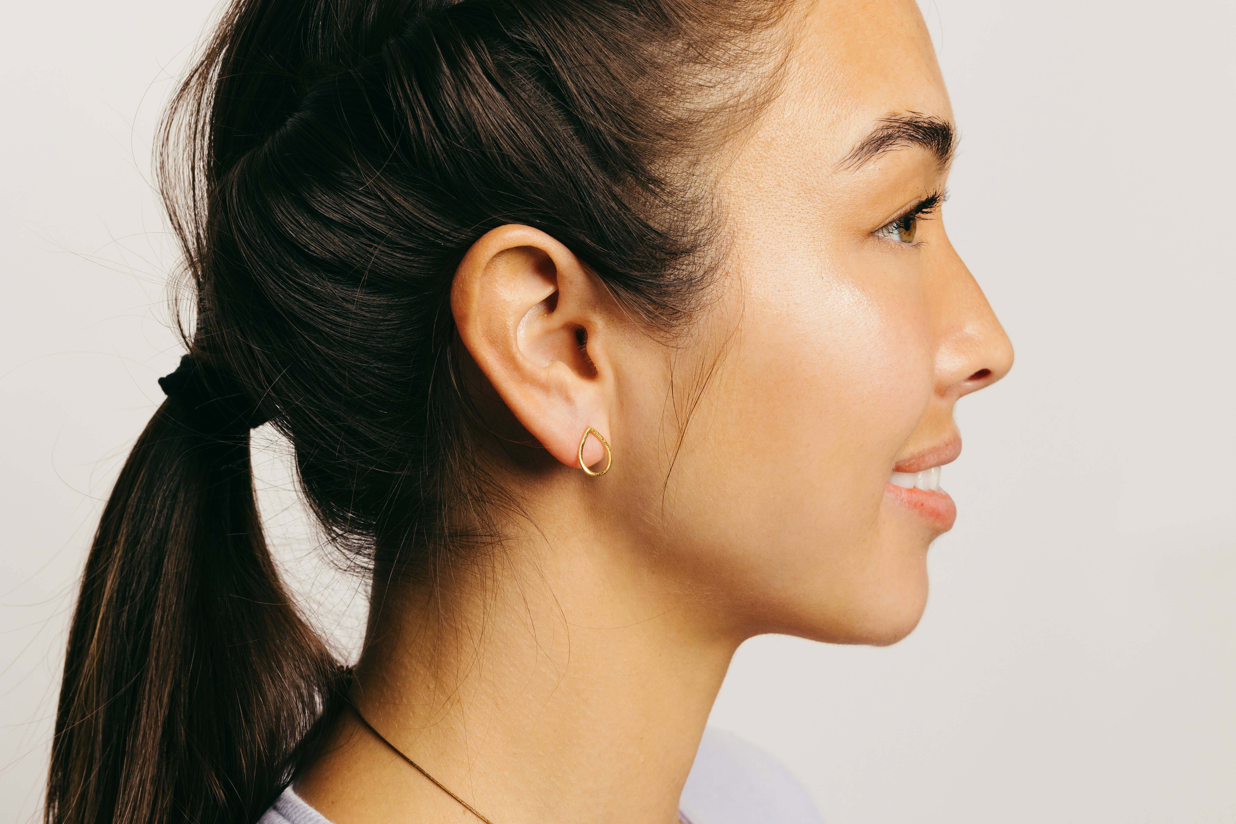 Bronwen Jewelry - Venta al por mayor Pendientes de botón/aretes de poste - Pendientes Ronja Post7