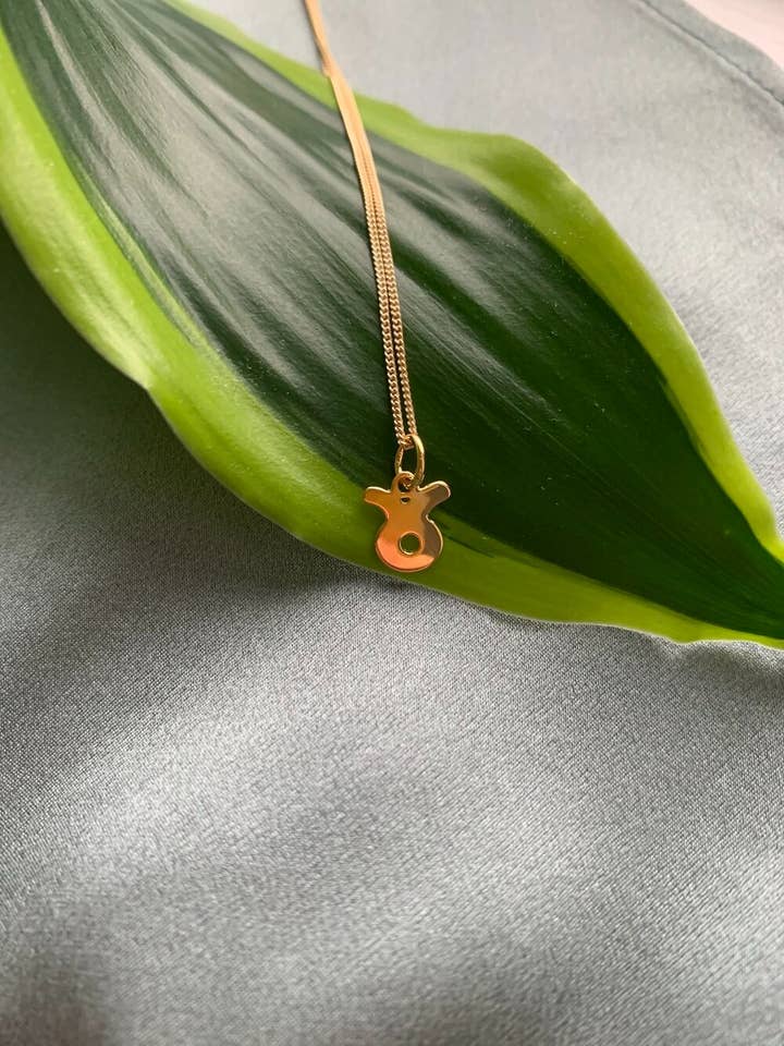 Gold Vermeil Zodiac Horoscoope Necklace for wholesale by Good Things BK