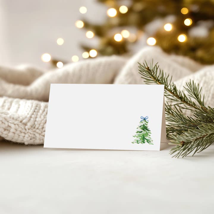 Christmas Tree Place Cards | Set of 12 for wholesale by Ellen Davis Creative