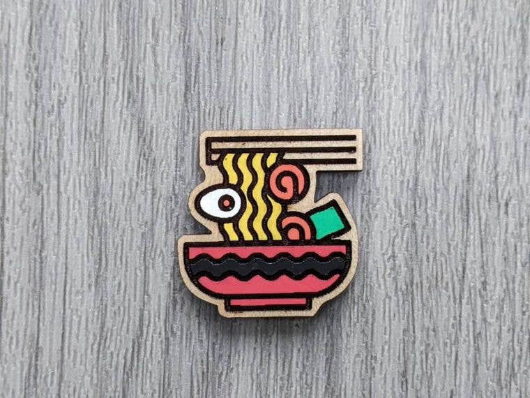 Chikai Shop - Vendita all'ingrosso Spille - Spilla con spilla in legno in stile giapponese4