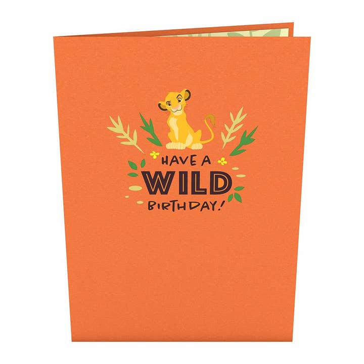 Lovepop Cards - Wholesale Birthday Card - Disney's The Lion King Wild Birthday 5''x7'' Card