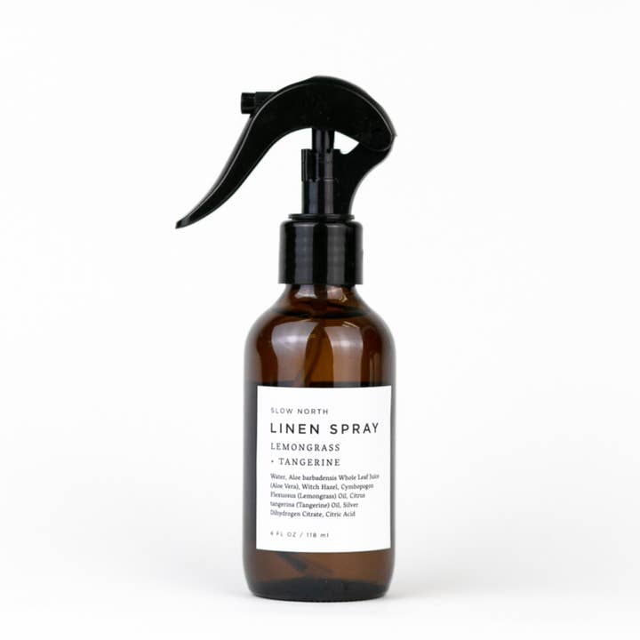 Linen Spray - Lemongrass + Tangerine for wholesale by Slow North
