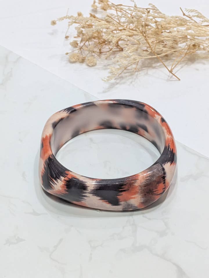 Orange and Black Patterned Bracelets for wholesale by LOLO & YAYA