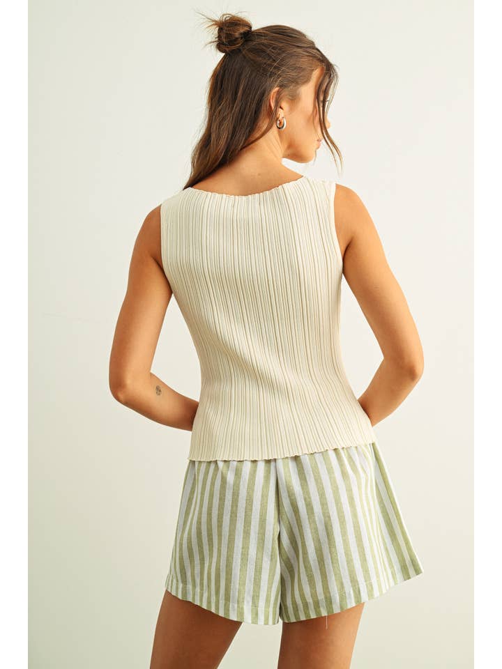 MIOU MUSE - Wholesale Knit Top - Women's - T3779 VISCOSE RIBBED KNITTED TOP22