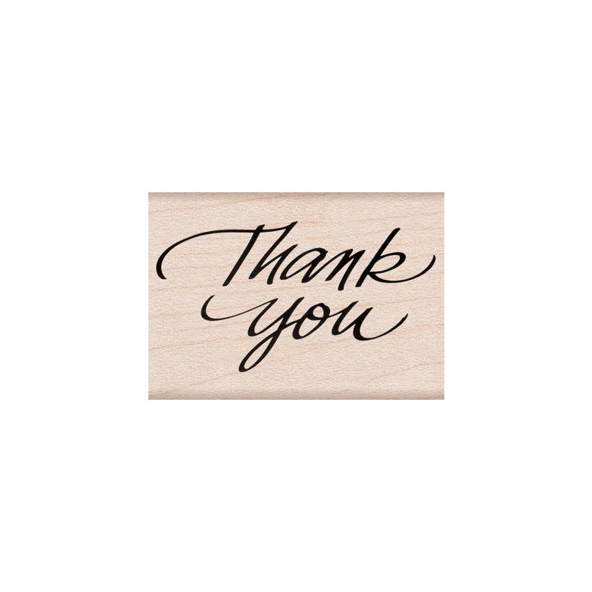 Hero Arts + Spellbinders Wholesale - Wholesale Rubber/Decorative Stamp - Hero Arts Thank You Wood Stamps