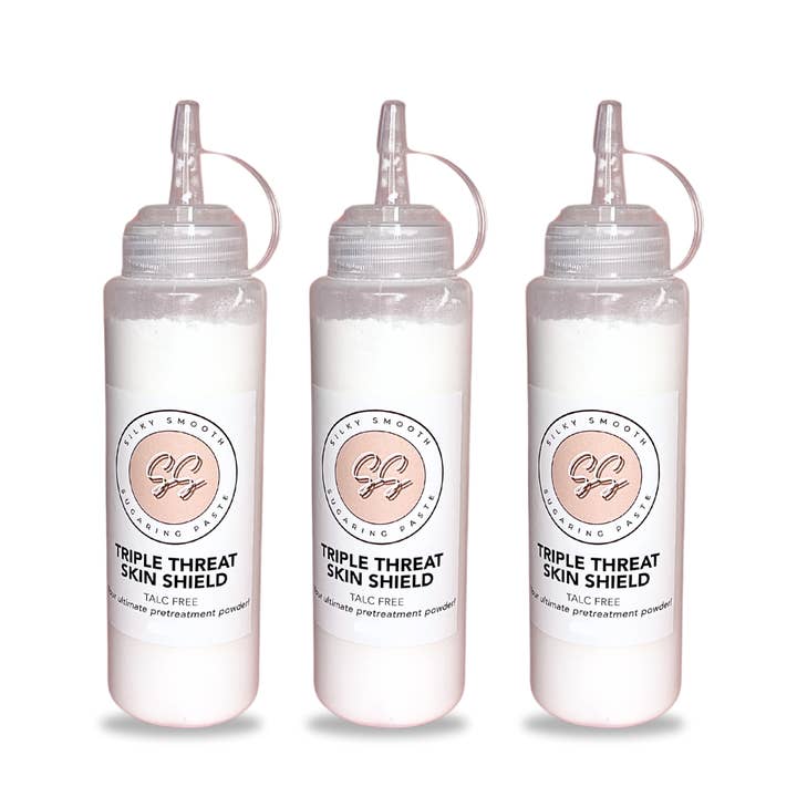 Triple-Threat Skin Shield Powder - Set of 3 for wholesale by Silky Smooth Sugaring