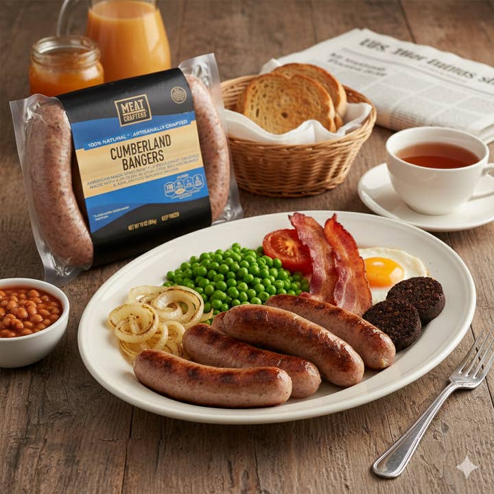 Cumberland Bangers Sausage Links: English-Style for wholesale by MeatCrafters Inc.