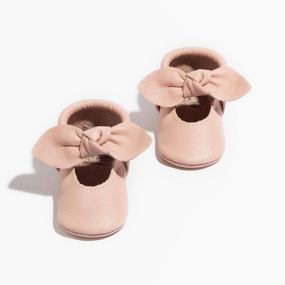 Freshly Picked - Vente Chaussures de berceau – bébé - Chaussure Bébé Nœud Papillon Blush