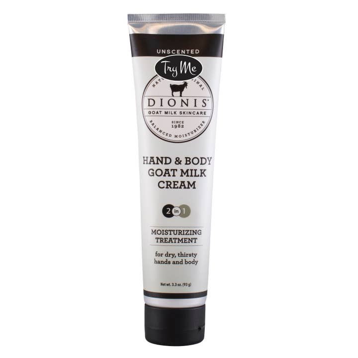 Dionis Goat Milk Skincare - Wholesale Hand & Body Lotion - Tester, 3.3 oz Hand & Body Cream, Unscented
