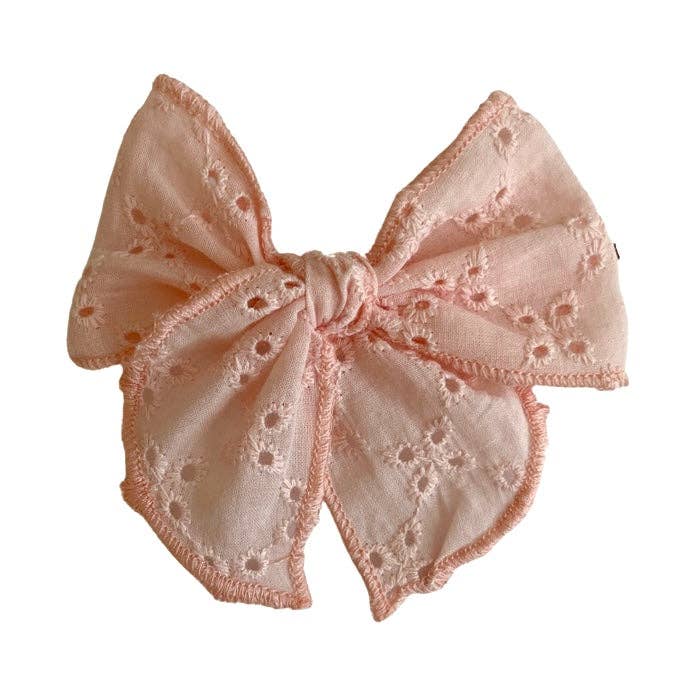 Œillet pêche//Mini Fay Bow pour la vente par Shay+Dash