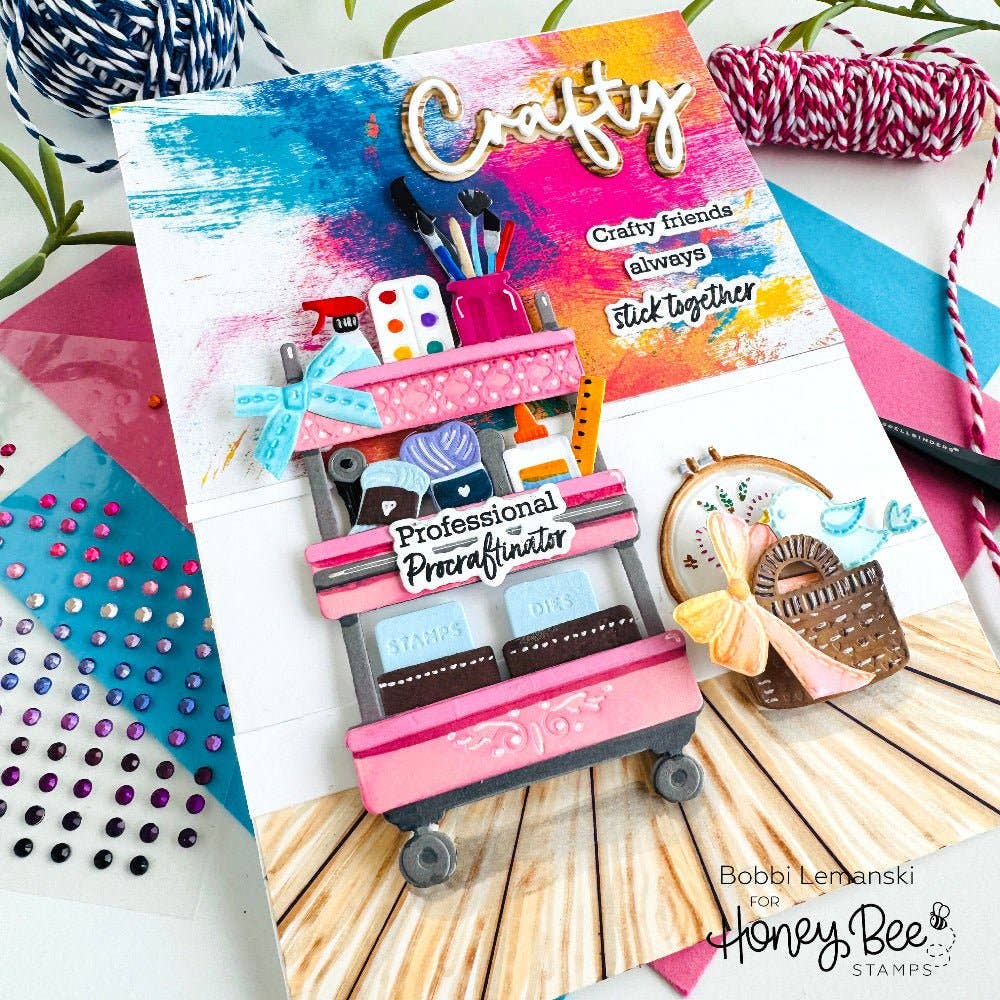 Honey Bee Stamps - Wholesale DIY Craft Kit - Lovely Layers: Craft Cart - Honey Cuts - Stand-Alone Dies3